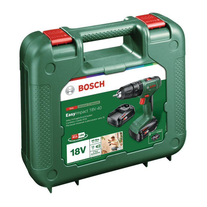 Bosch EasyImpact 18V-40 batteridrevet slagboremaskin